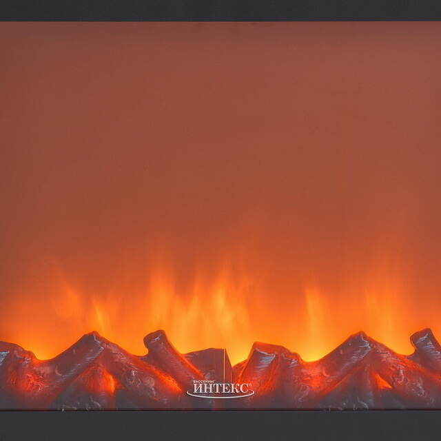 Электрический камин без обогрева Модерн 41*35 см, металл Koopman