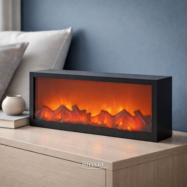 Электрический камин без обогрева Модерн 57*25 см, металл Koopman