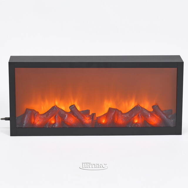 Электрический камин без обогрева Модерн 57*25 см, металл Koopman