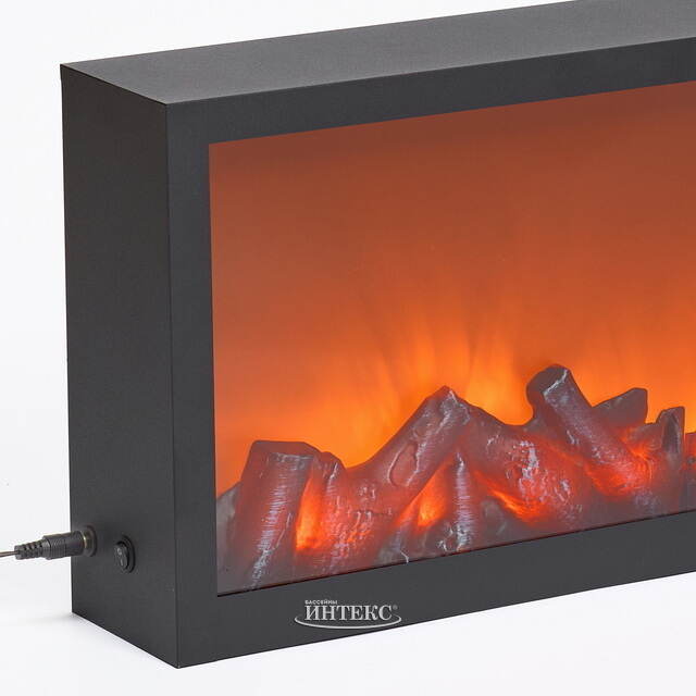 Электрический камин без обогрева Модерн 57*25 см, металл Koopman