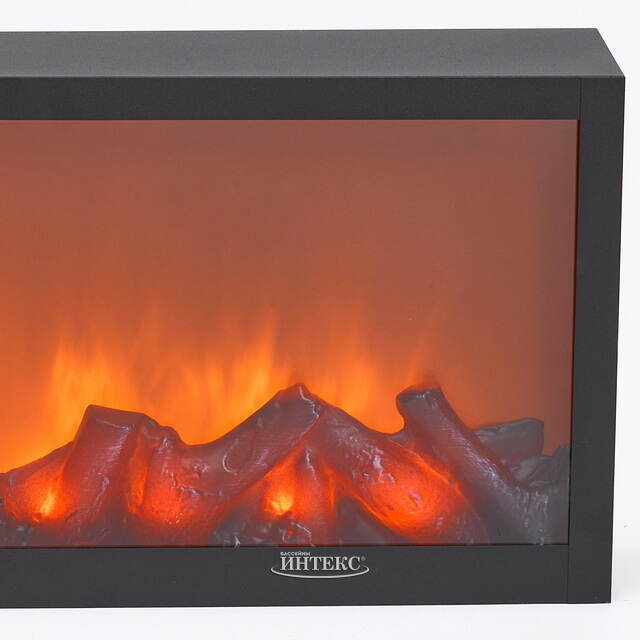 Электрический камин без обогрева Модерн 57*25 см, металл Koopman