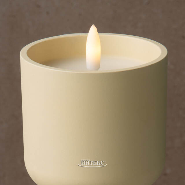 Светодиодная свеча Lastley 13 см слоновая кость, таймер, на батарейках Koopman