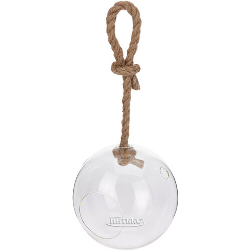 Стеклянный шар для декора Кантри 14*13 см Koopman