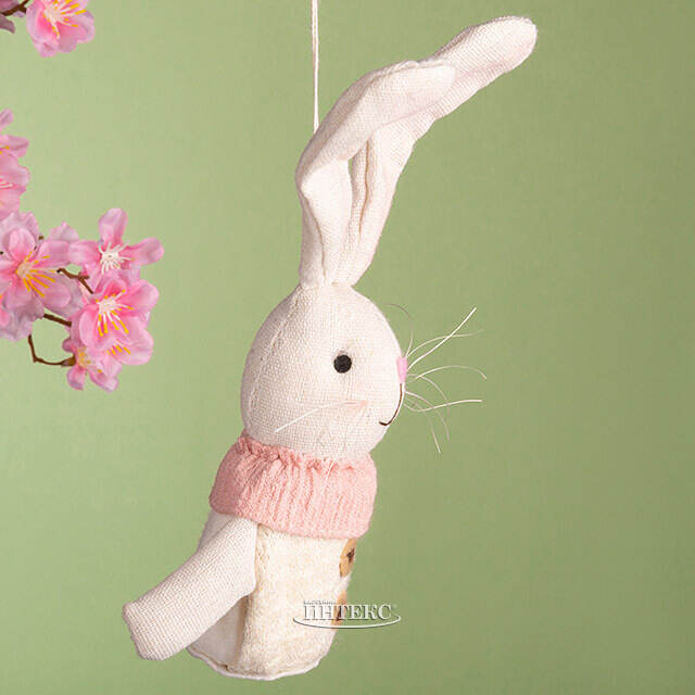 Подвесное украшение Кролик Джуди в воротничке 22 см Koopman (Купман)