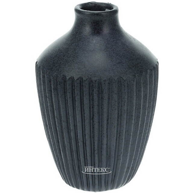 Ваза для цветов Longiano 16 см черная Koopman