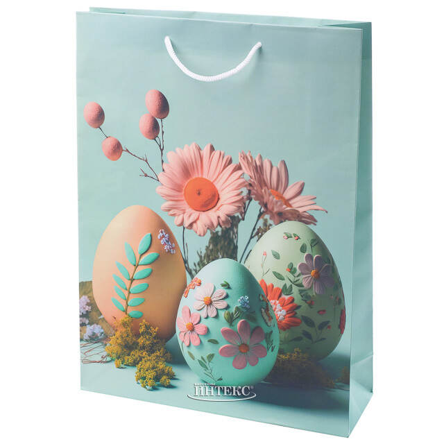 Подарочный пакет Easter Eggs 34 см Koopman