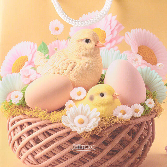 Подарочный пакет Пасхальные Цыплята 16*11 см Koopman (Купман)