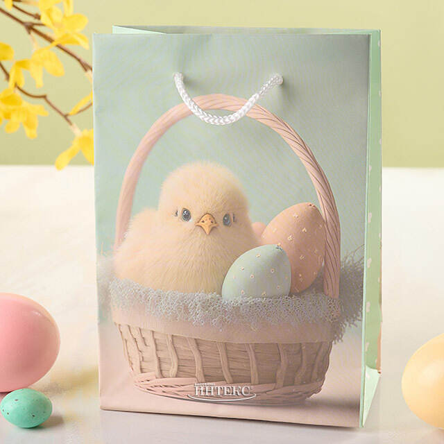 Подарочный пакет Пасхальный Цыпленок 16*11 см Koopman (Купман)