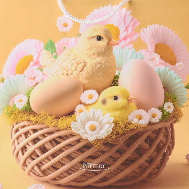 Подарочный пакет Пасхальные Цыплята 23*17 см Koopman (Купман)