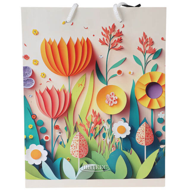 Подарочный пакет Весенний Сад 16*11 см розовый Koopman (Купман)