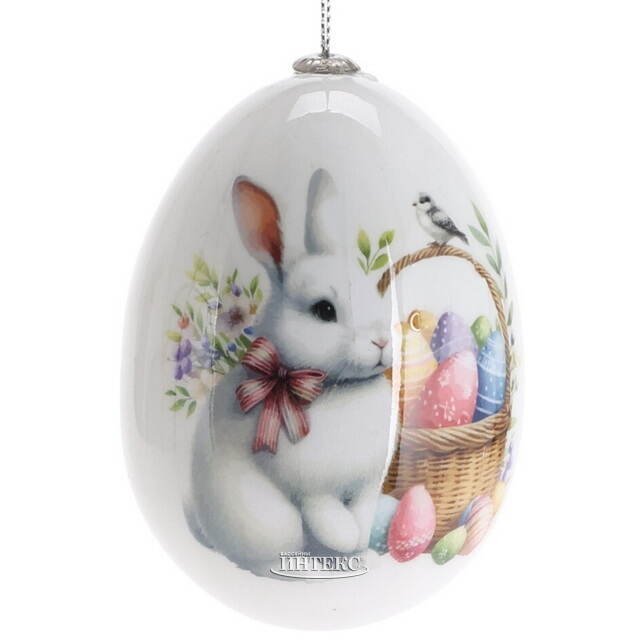 Пасхальные украшения Яйца: Нарядный Кролик 9 см, 4 шт Koopman (Купман)