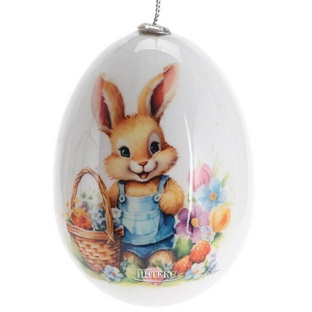 Пасхальные украшения Яйца: Нарядный Кролик 9 см, 4 шт Koopman (Купман)