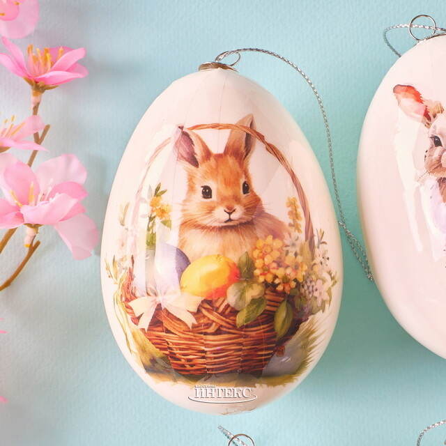 Пасхальные украшения Яйца: Нарядный Кролик 9 см, 4 шт Koopman (Купман)