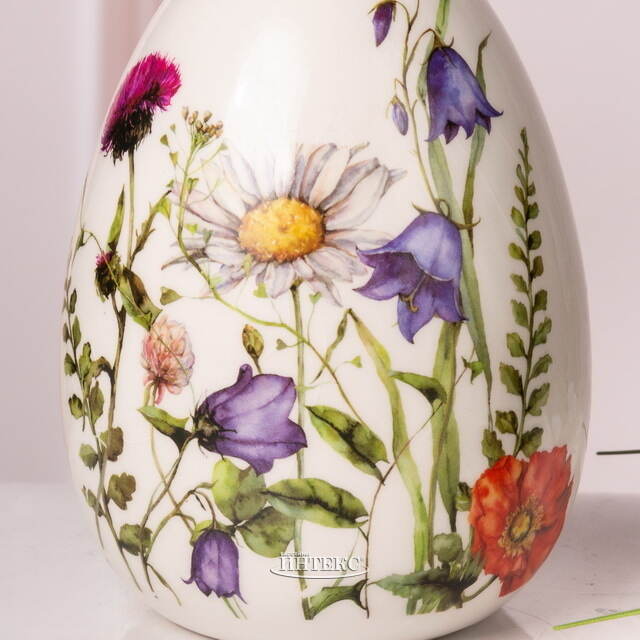 Декоративная фигурка Яйцо - Полевые Ромашки 12*9 см Koopman (Купман)