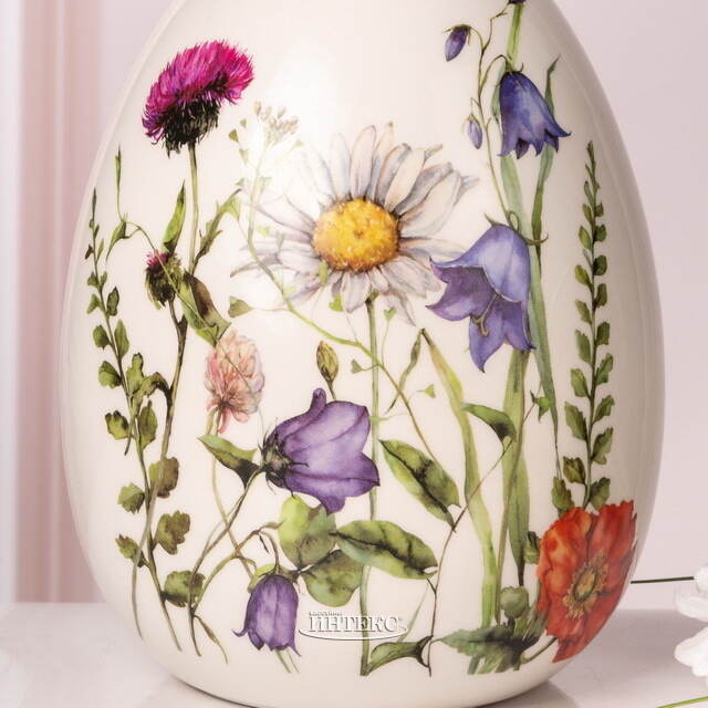 Декоративная фигурка Яйцо - Полевые Ромашки 18*14 см Koopman (Купман)