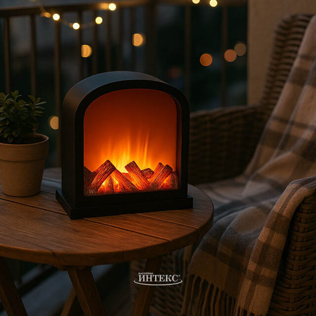 Светодиодный камин Atmosphere 30*28 см, на батарейках Koopman