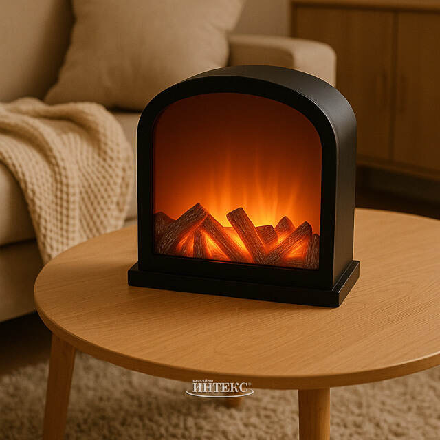 Светодиодный камин Atmosphere 30*28 см, на батарейках Koopman