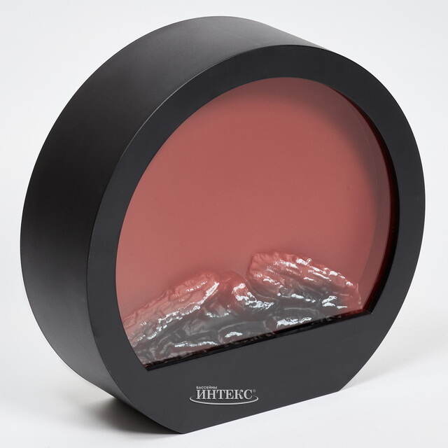 Светодиодный камин Эльблэк 33*34 см, на батарейках Koopman