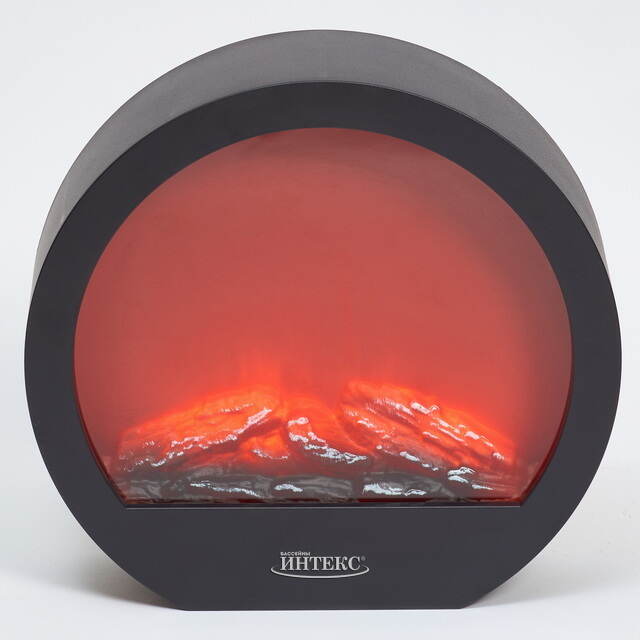 Светодиодный камин Эльблэк 33*34 см, на батарейках Koopman