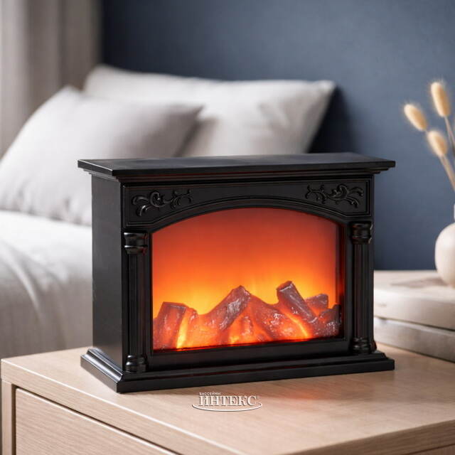 Светодиодный камин Фредегаст 33*24 см, на батарейках Koopman