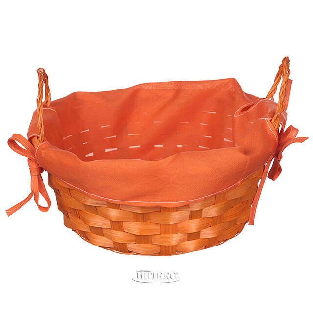 Декоративная корзина Симпл 21*9 см оранжевая Koopman (Купман)