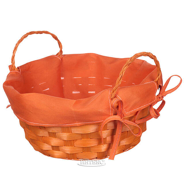 Декоративная корзина Симпл 21*9 см оранжевая Koopman (Купман)