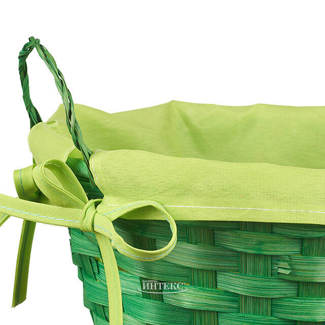 Декоративная корзина Симпл 21*9 см зеленая Koopman (Купман)