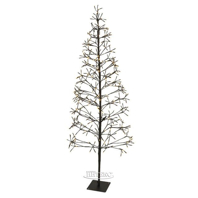 Светящаяся елка Бруклин 120 см, 160 теплых белых LED ламп, IP44 Koopman