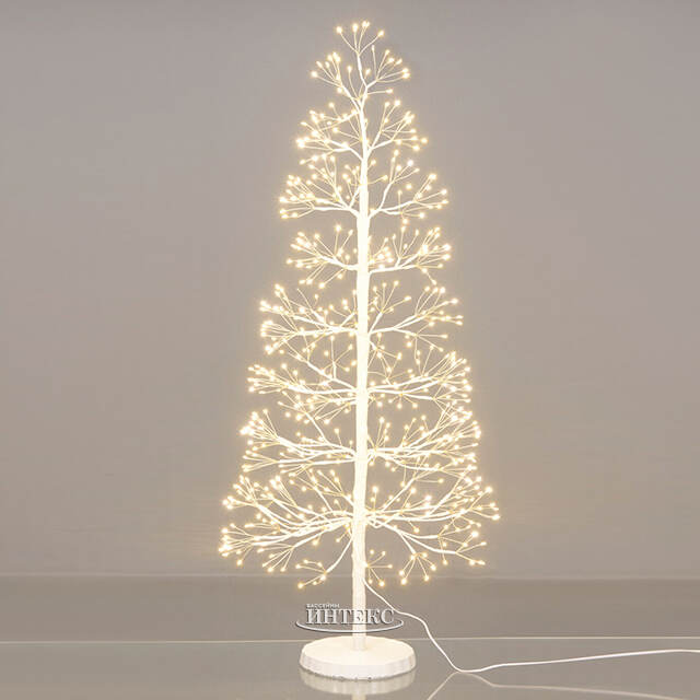 Светодиодная елка Lumivia 100 см белая, 600 теплых белых LED ламп, IP44 Koopman