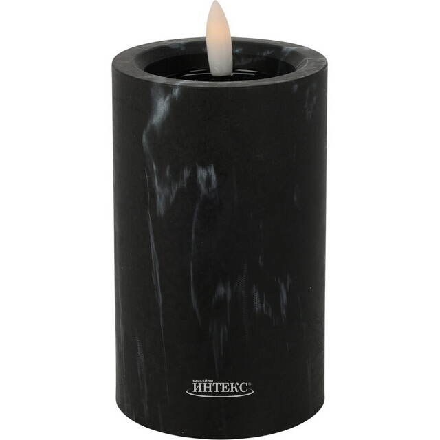 Светодиодная свеча с имитацией пламени Белфорд 12.5 см, на батарейках, таймер Koopman (Купман)