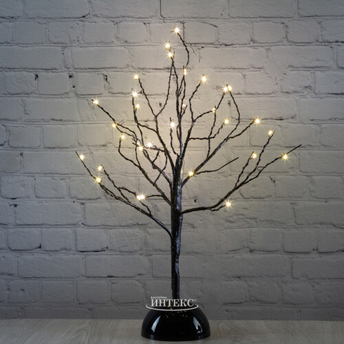 Светящееся дерево Сказочная Липа 40 см, 32 теплые белые мини LED лампы, на батарейках Koopman