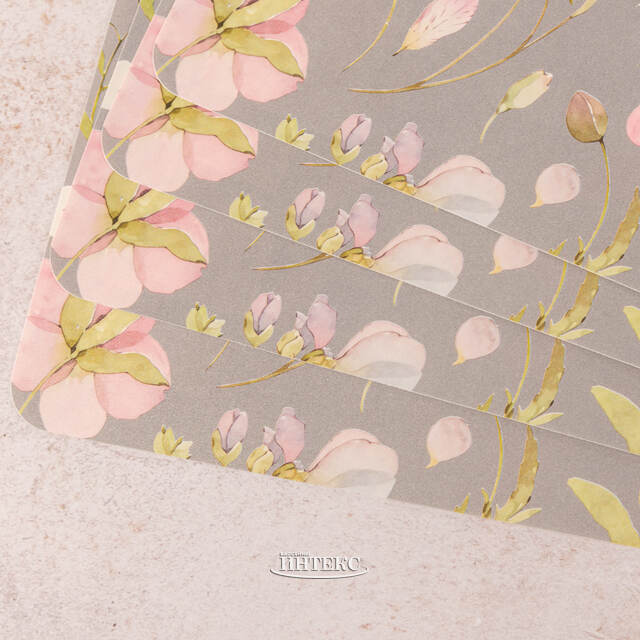 Набор плейсматов Gentle Garden 44*29 см серые, 4 шт Koopman