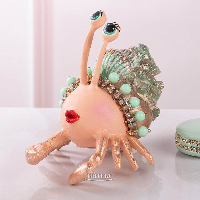 Статуэтка Краб Шарлотта де Монпелье - Коралловые Страсти 15 см зеленая Goodwill