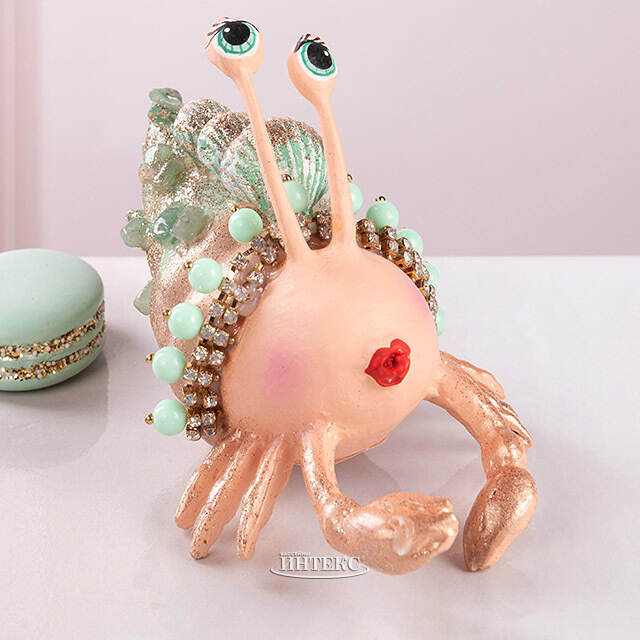 Статуэтка Краб Шарлотта де Монпелье - Коралловые Страсти 15 см зеленая Goodwill