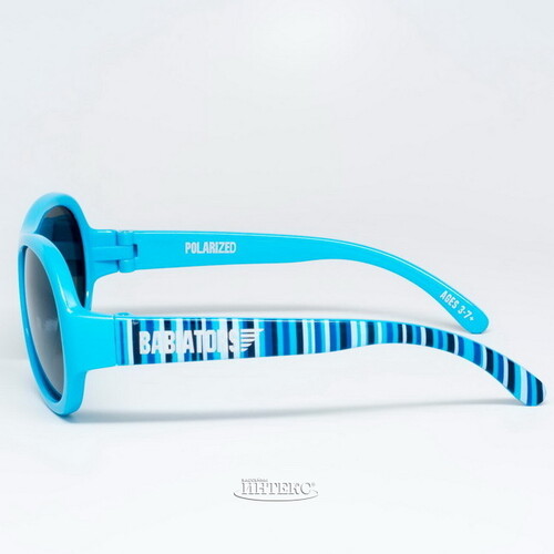 Детские солнцезащитные очки Babiators Polarized. Сверхзвуковые полоски, 3-5 лет, чехол Babiators