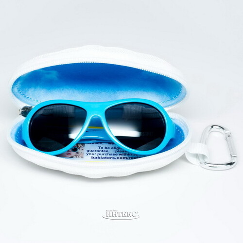 Детские солнцезащитные очки Babiators Polarized. Сверхзвуковые полоски, 3-5 лет, чехол Babiators