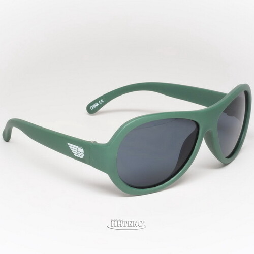 Детские солнцезащитные очки Babiators Original Aviator. Морпех, 0-2 лет, зеленый Babiators