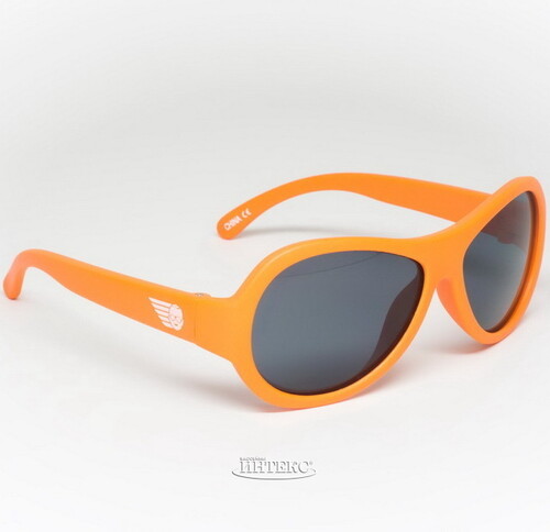 Детские солнцезащитные очки Babiators Original Aviator. Ух ты!, 3-5 лет, оранжевый Babiators