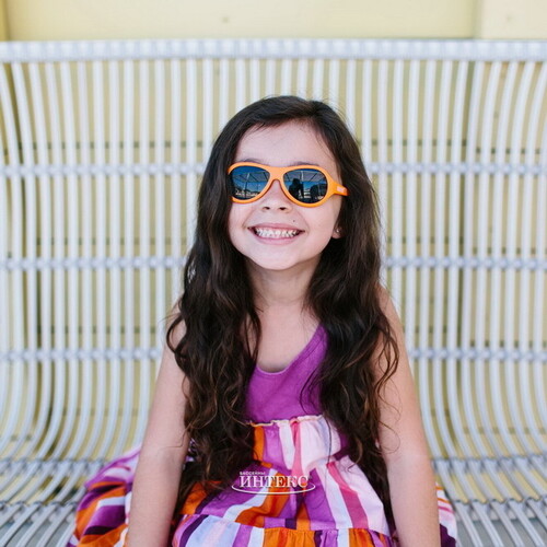 Детские солнцезащитные очки Babiators Original Aviator. Ух ты!, 0-2 лет, оранжевый Babiators