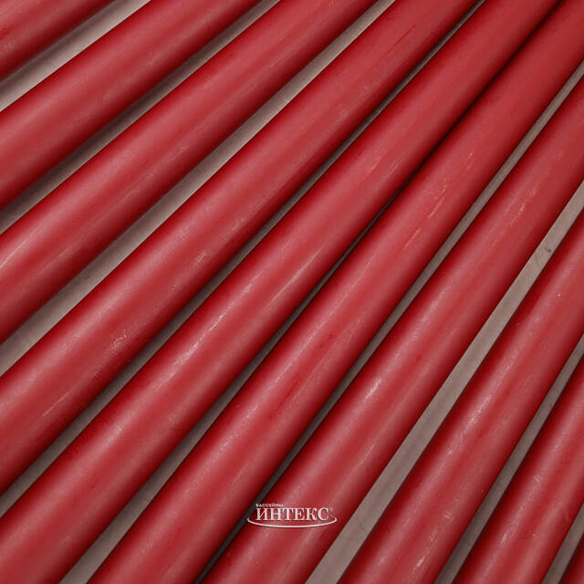 Высокие свечи Андреа Velvet 30 см, 5 шт, бордовые Candleslight