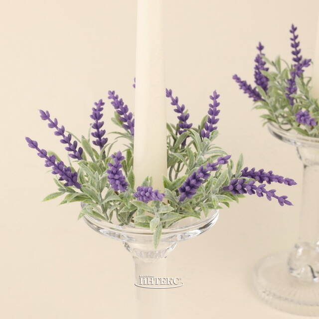 Венок для свечи Лаванда Валенсоль 12 см Swerox