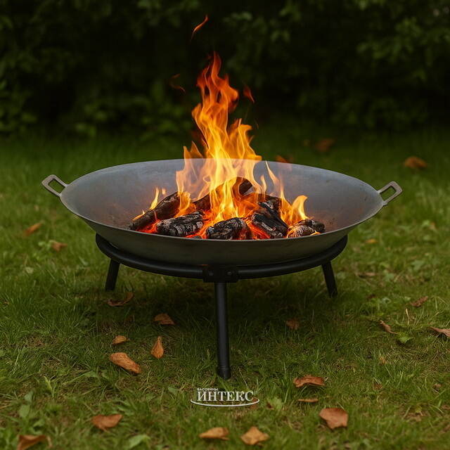 Костровая чаша с ручками Charcoal 60 см Koopman