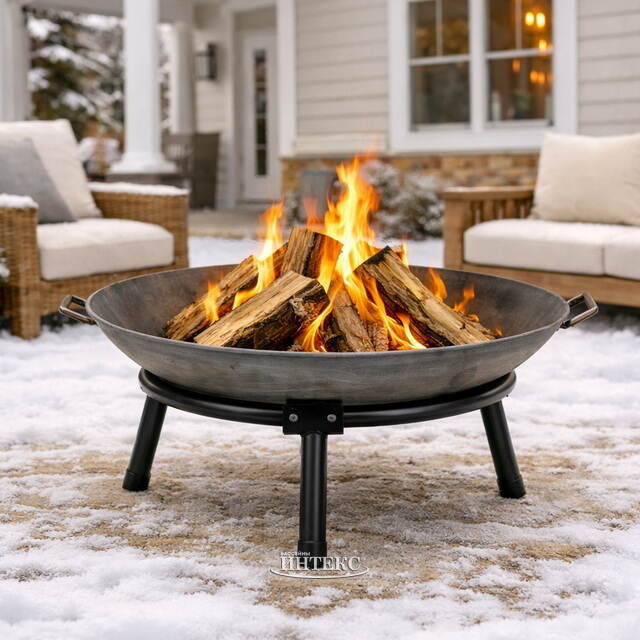 Костровая чаша с ручками Charcoal 60 см Koopman