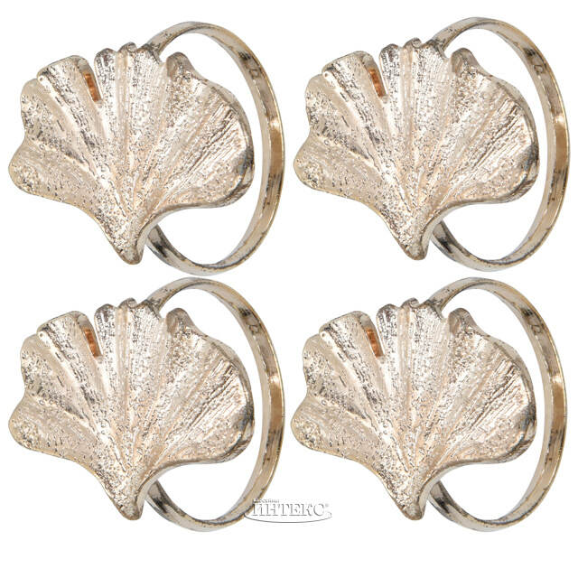 Кольца для салфеток Great Gingko, 4 шт Koopman