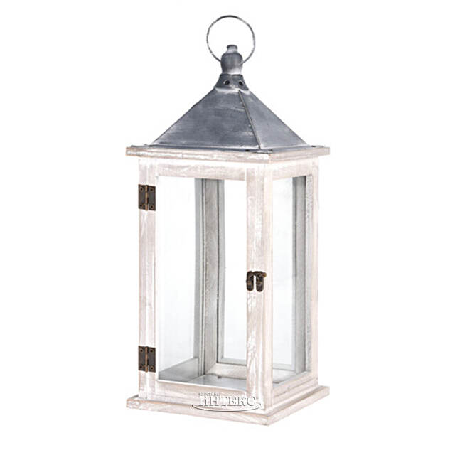 Подсвечник фонарь Тринелли 41*16 см белый Koopman (Купман)