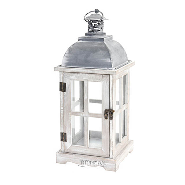 Подсвечник фонарь Орчелли 41 см белый Koopman (Купман)