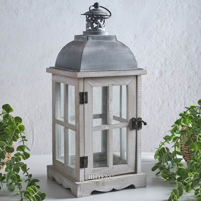 Подсвечник фонарь Орчелли 41 см белый Koopman (Купман)