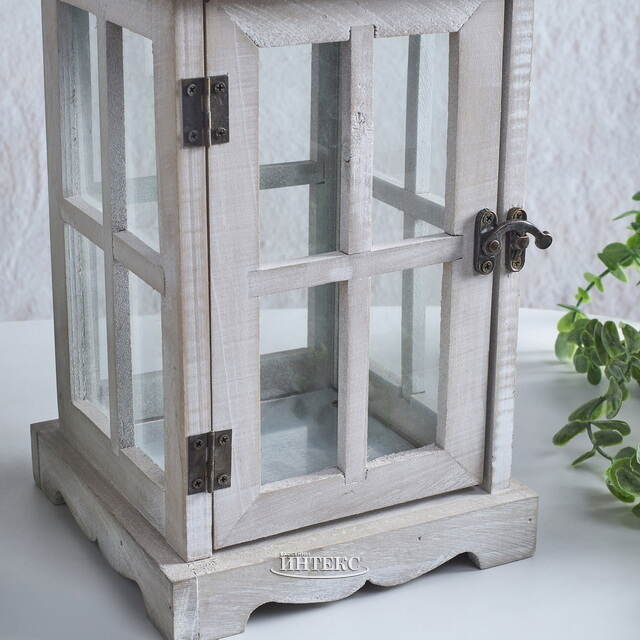 Подсвечник фонарь Орчелли 41 см белый Koopman (Купман)