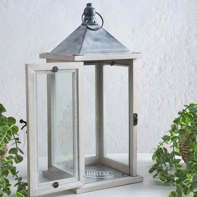 Подсвечник фонарь Тринелли 41*16 см белый Koopman (Купман)