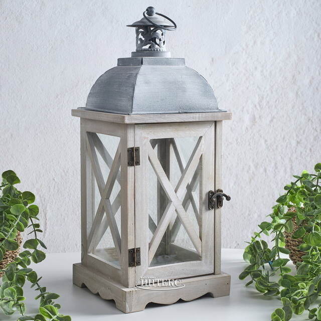 Подсвечник фонарь Розелли 41*16 см белый Koopman (Купман)